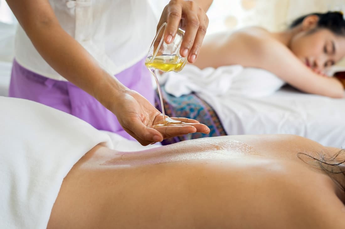 Relaxing professional back massage therapy at Urban Massage Gurugram in Sector 38, Gurugram
