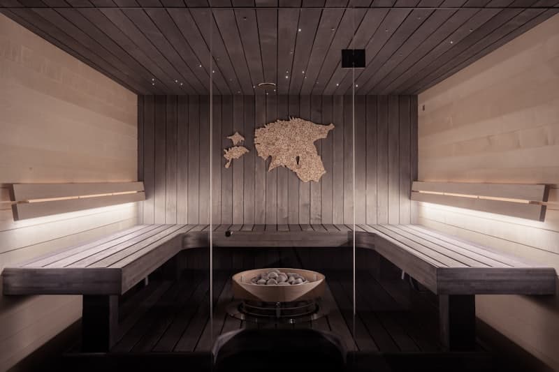 Private massage therapy room